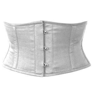 Heavy Duty Steel Boned Underbust Waspie Cotton Corset' LARGE, 22G-167T002